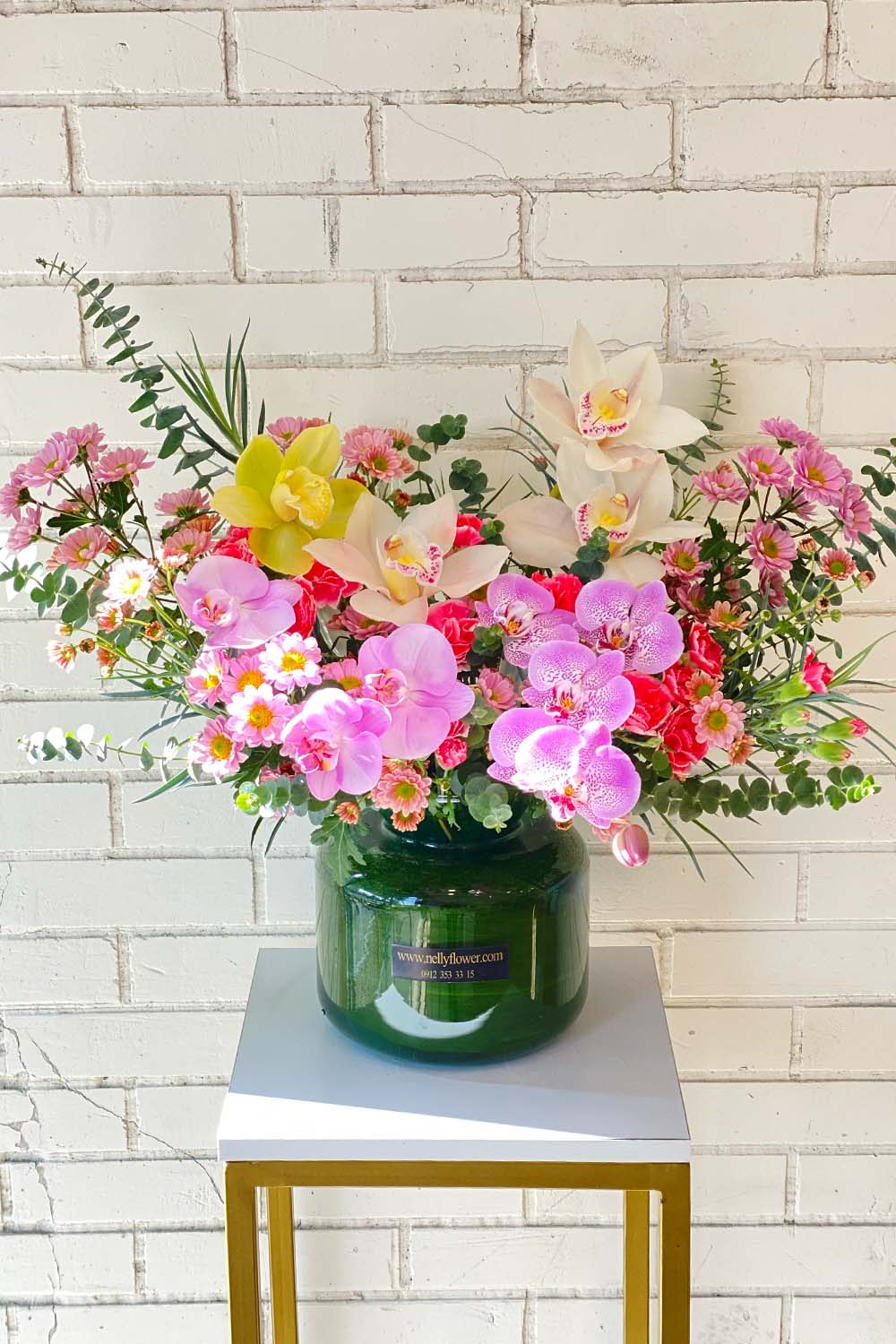 دیزاین ۴۵ سانت ارکیده های رنگی