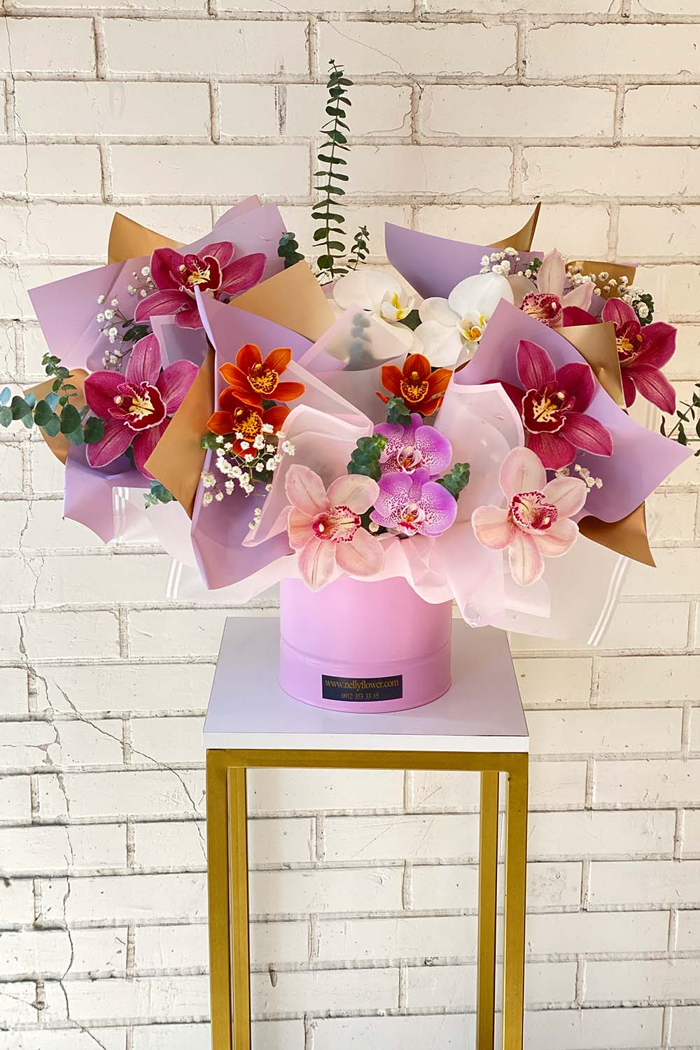 باکس تمام ارکیده نلی(۴۵ سانت)