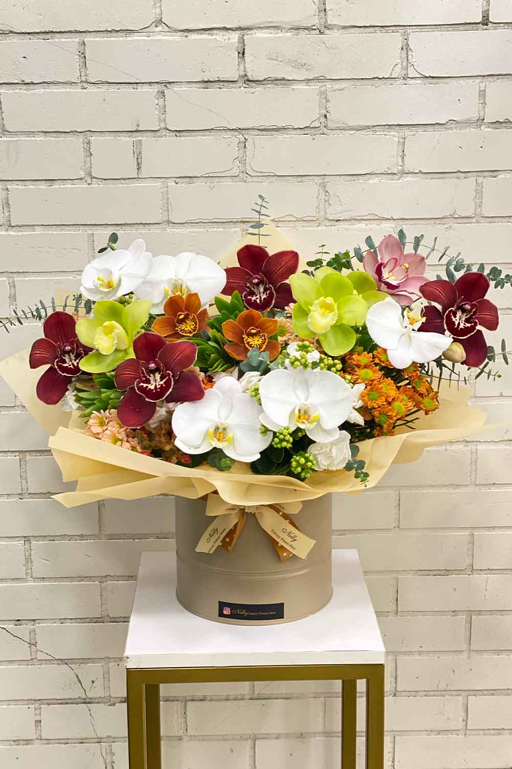 ۵۵ سانت نلی با انواع ارکیده