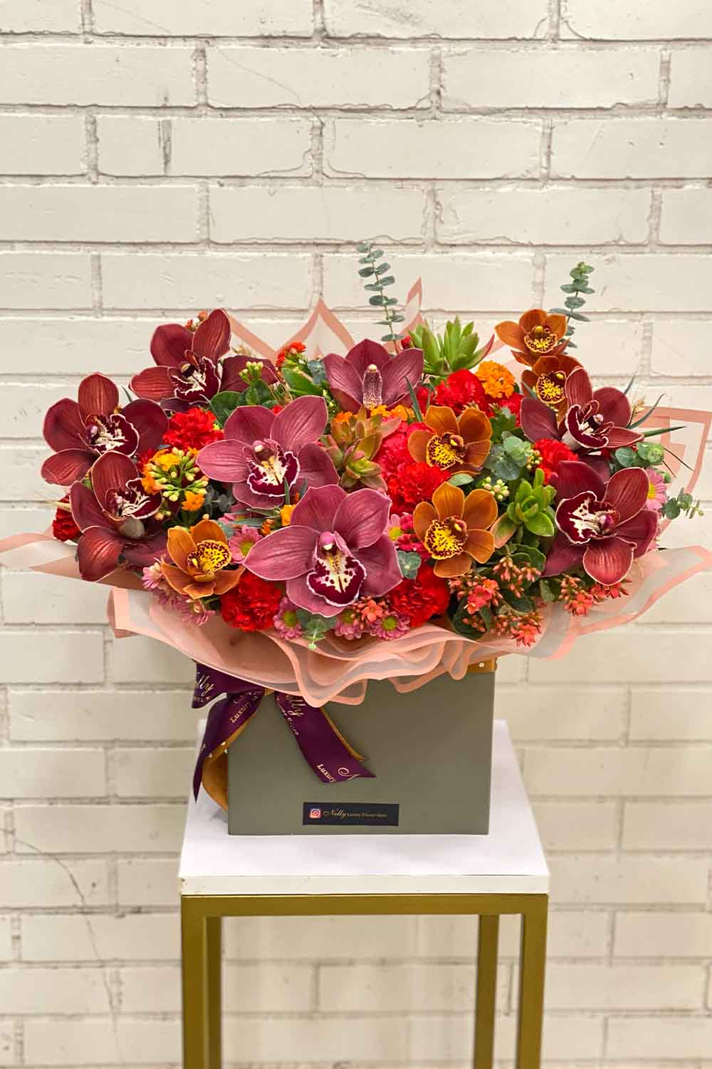 دیزاین رنگی تمام ارکیده رنگی(۶۰ سانت)