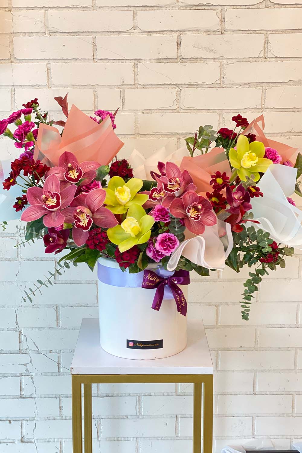 ۶۰ سانت ارکیده های سیمبیدیوم نلی